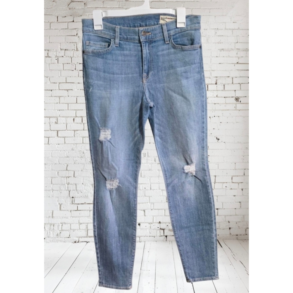 Pistola Charlie High Rise Straight Jeans Light Wash Size 29